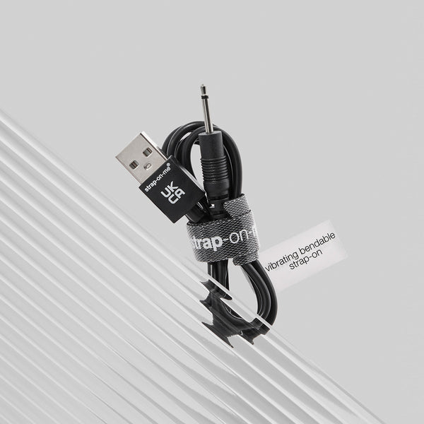 USB-Ladegerät - Vibrierender Strap-On
