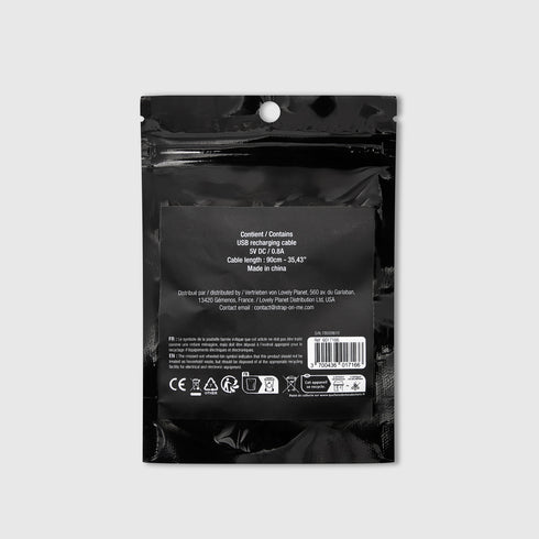 USB-Ladegerät - Vibrierender Strap-On