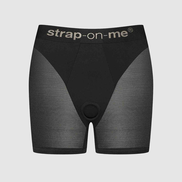 Halo Lingerie Harness für Strap Ons - Schwarz - strap-on-me®