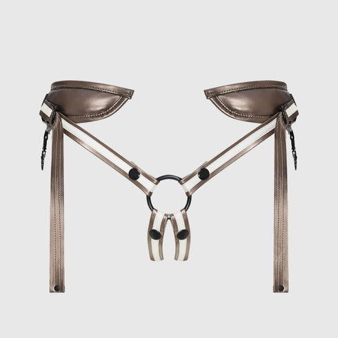 Desirous Kunstleder Harness für Strap Ons