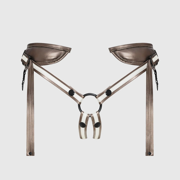 Desirous Kunstleder Harness für Strap Ons