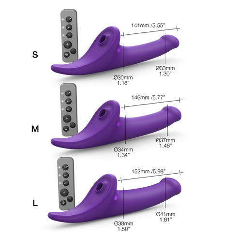 Multi-Orgasm Semi-Realistischer Dildo – Ferngesteuert