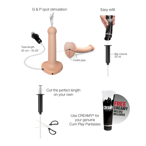 Spritzdildo färben Vanille