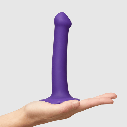 Dildo mit doppelter Dichte Bendable färben Lila