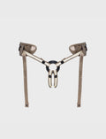 Faux leather harness Strap-on-Me Desirous golden bronze one-size adjustable elegant design