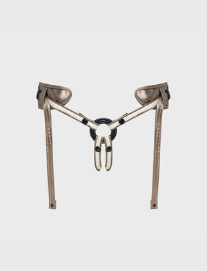 Desirous Kunstleder Harness für Strap Ons - Neues Design