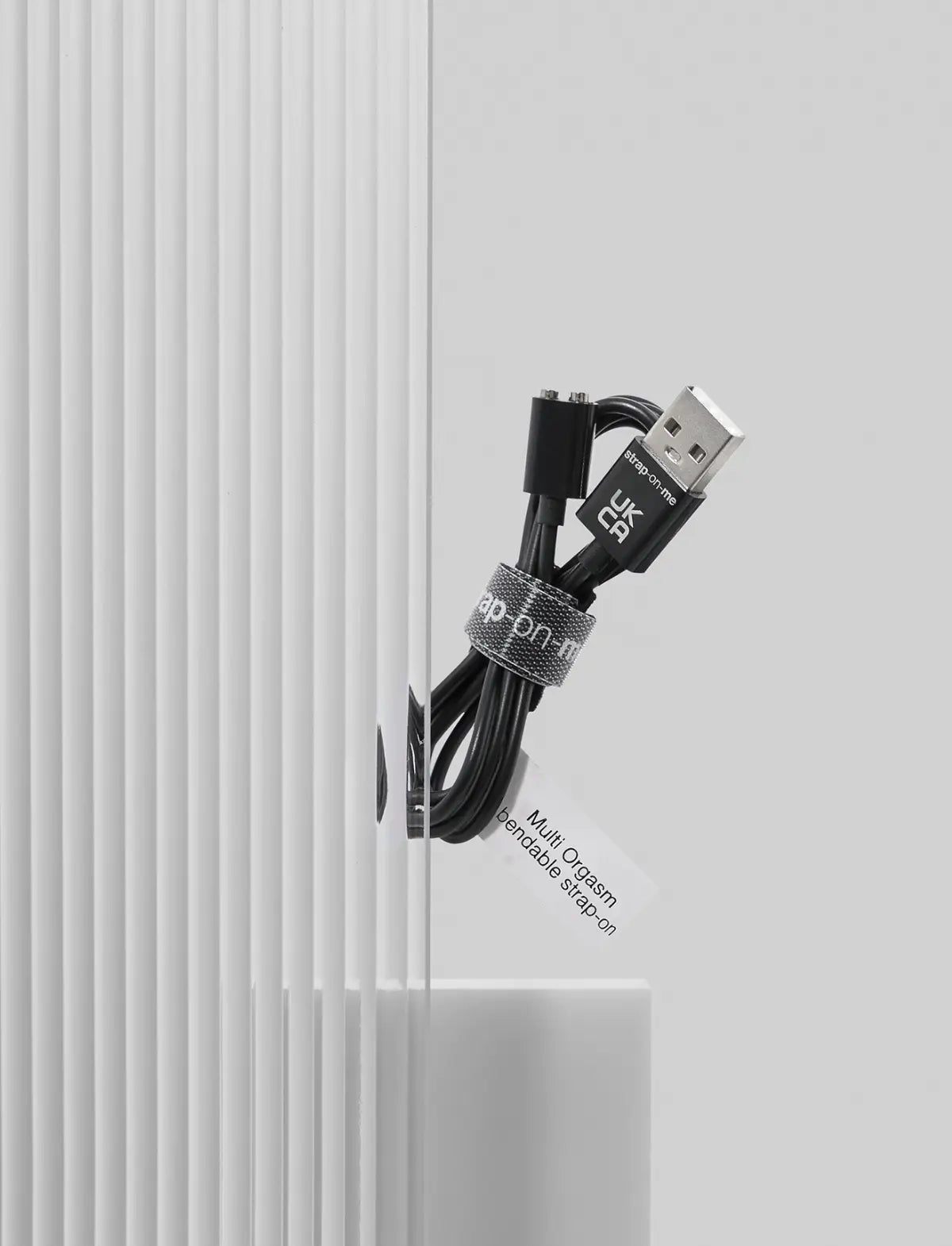 Magnetic USB charger Strap-on-Me for multi-orgasm devices with secure and convenient connection