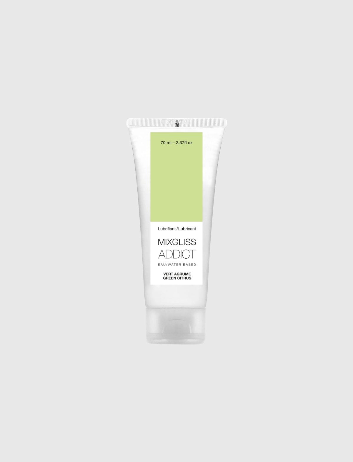 Mixgliss Natural lubricant Strap-on-Me for smooth and comfortable use with green citrus formula