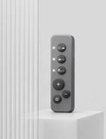Rechargeable Strap-on-Me remote control for easy wireless operation and convenient use