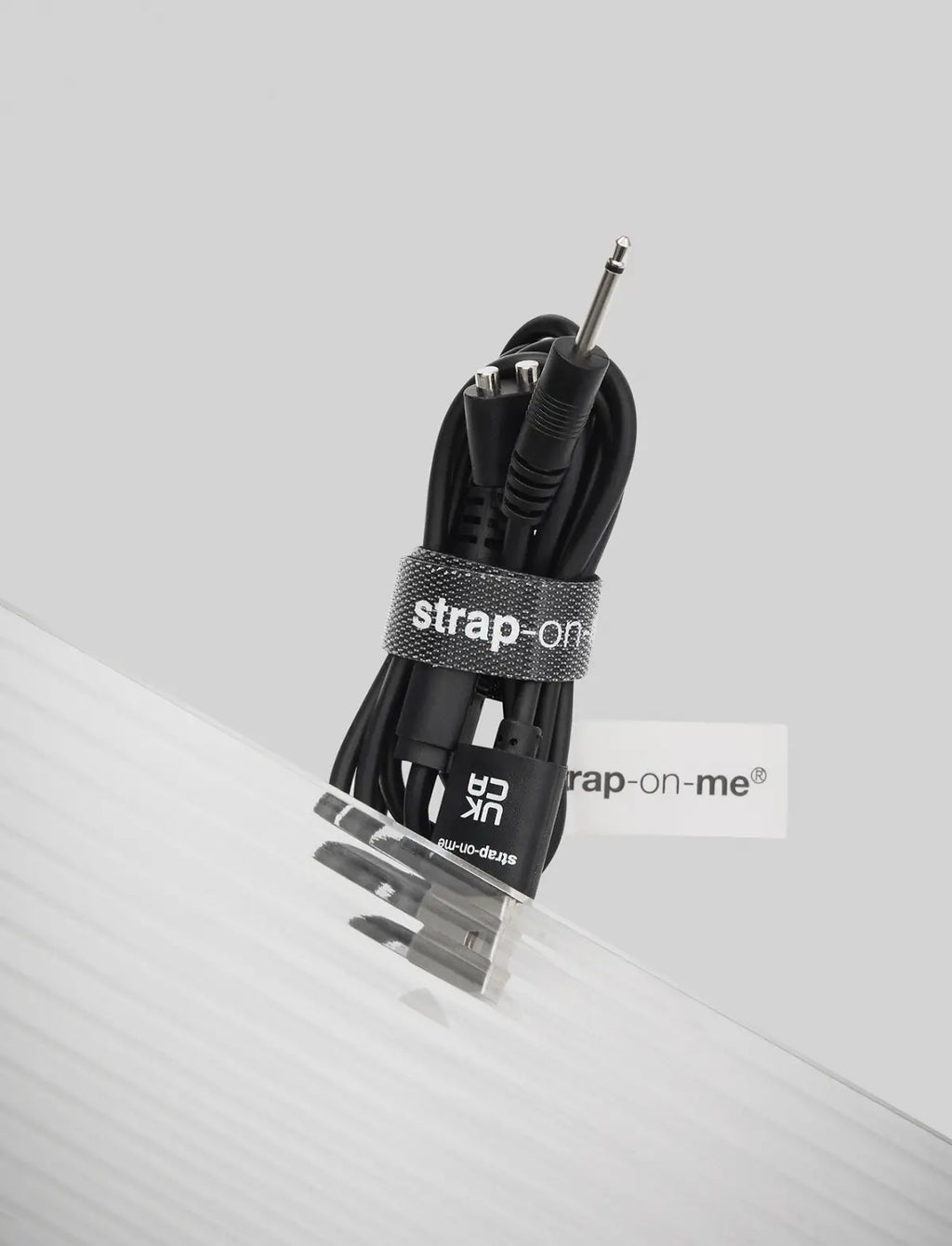 Strap-on-Me dual USB charger for rechargeable vibrating bendable devices with remote control compatibility