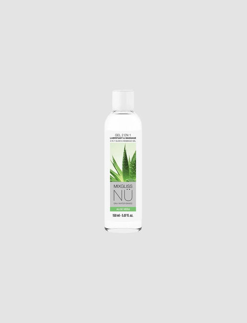 Mixgliss Nude 2-in-1 lubricant and massage gel Strap-on-Me aloe vera 150ml for smooth and soothing use