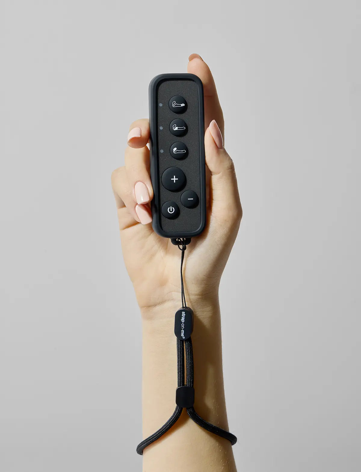 Strap-on-Me remote attachment for secure fastening and convenient use