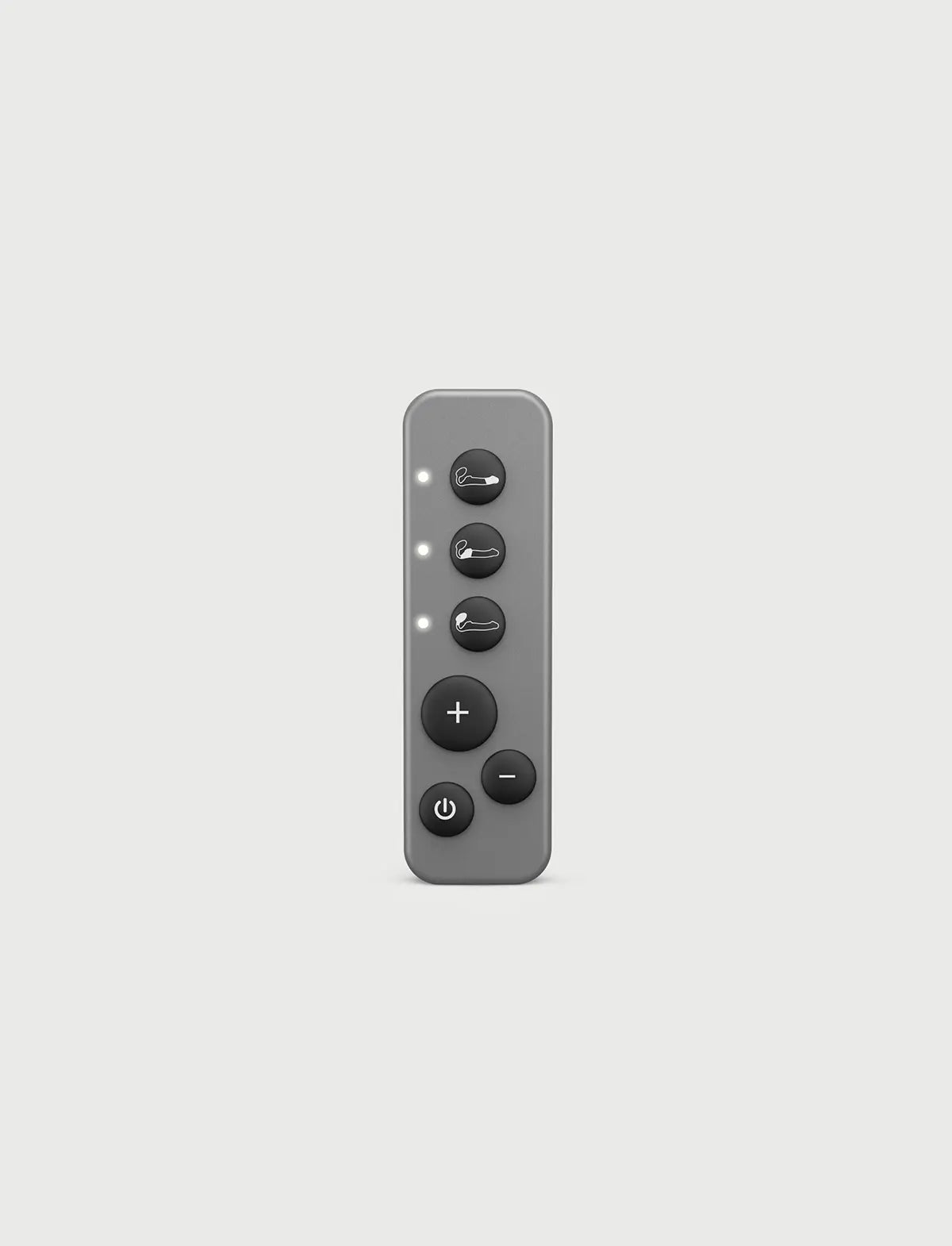Rechargeable Strap-on-Me remote control for easy wireless operation and convenient use