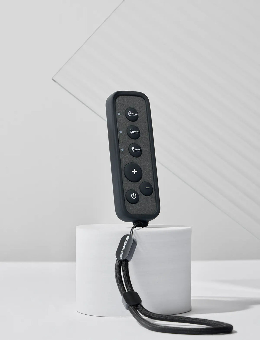 Strap-on-Me remote attachment for secure fastening and convenient use
