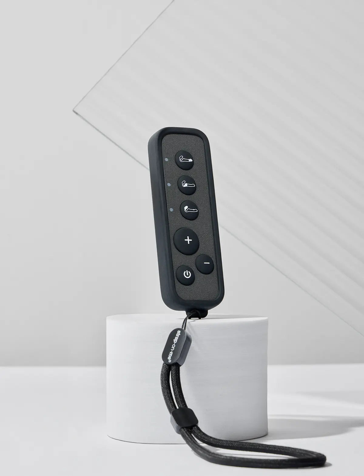 Strap-on-Me remote attachment for secure fastening and convenient use