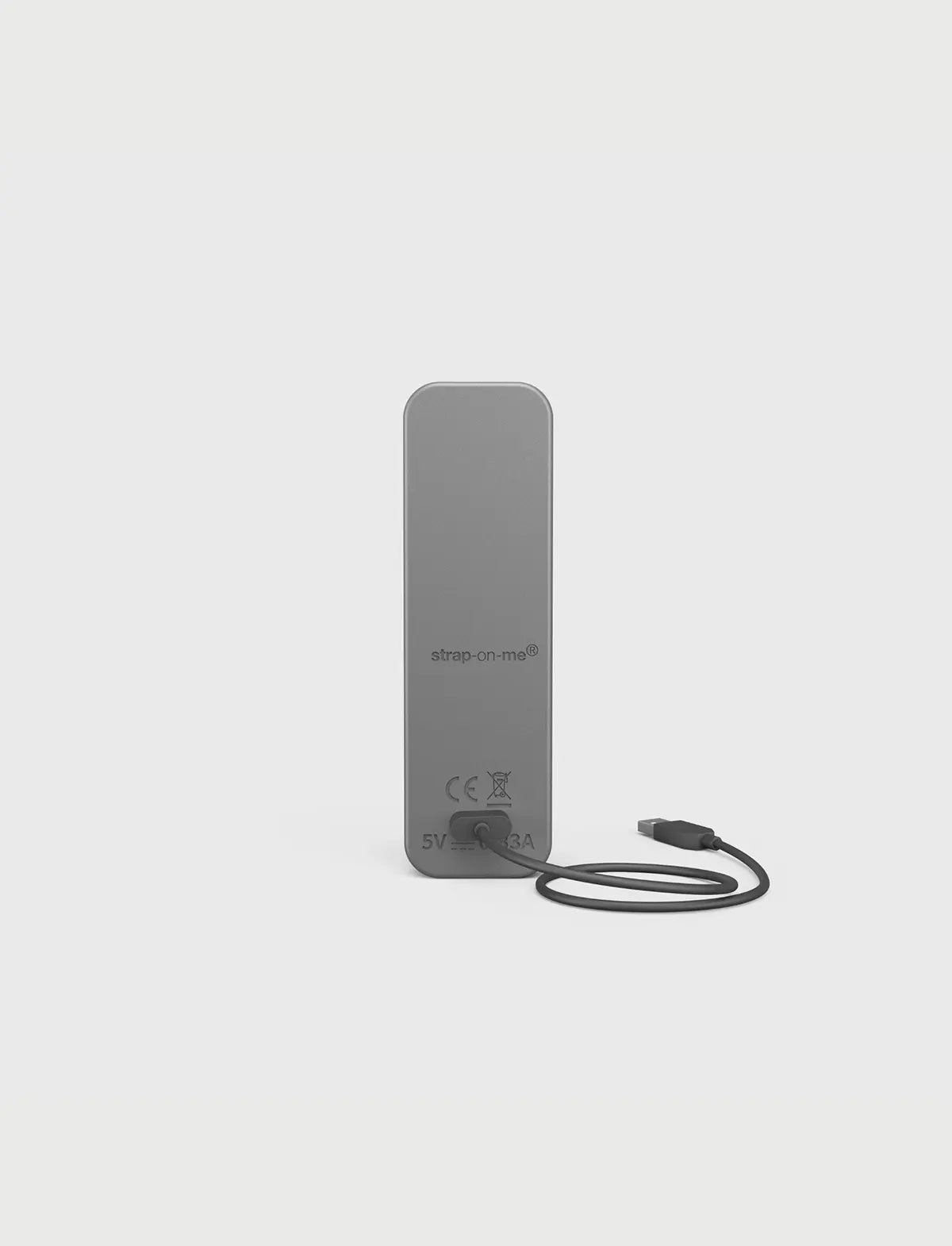 Rechargeable Strap-on-Me remote control for easy wireless operation and convenient use