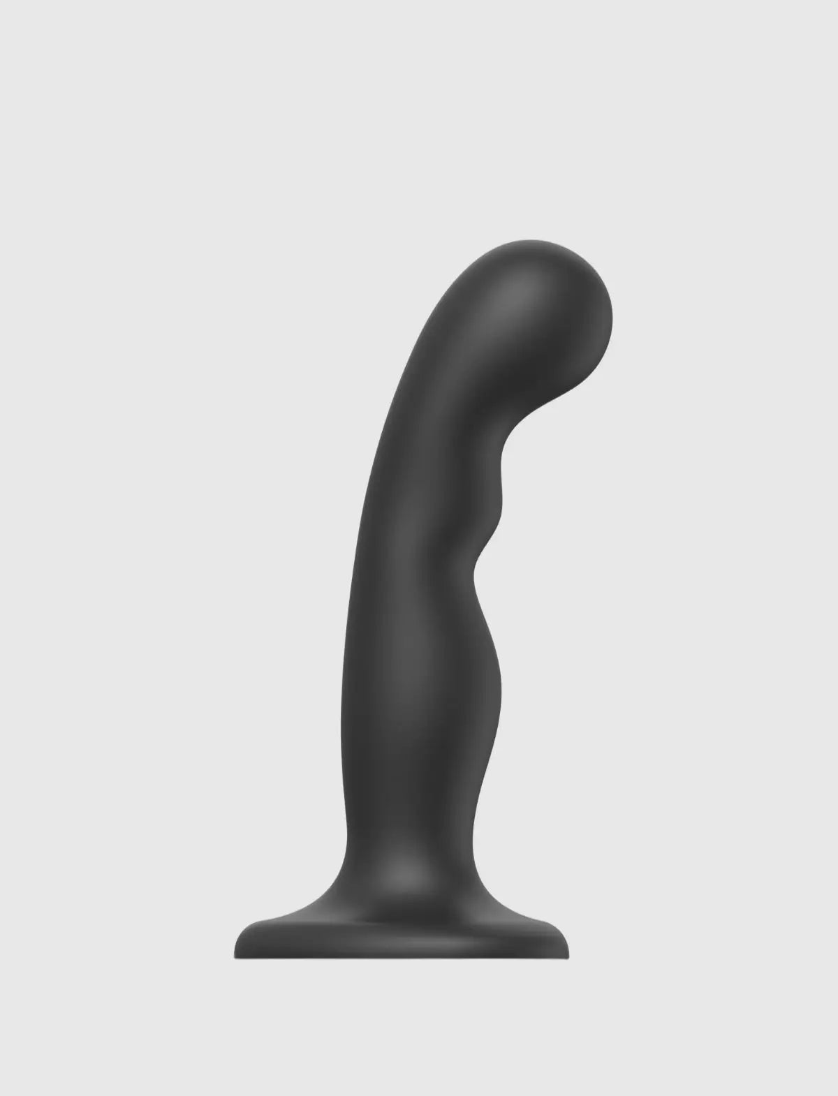Hybrid dildo collection Strap-on-Me Point P and G anal plug in black with ergonomic design for targeted stimulation and comfortable use