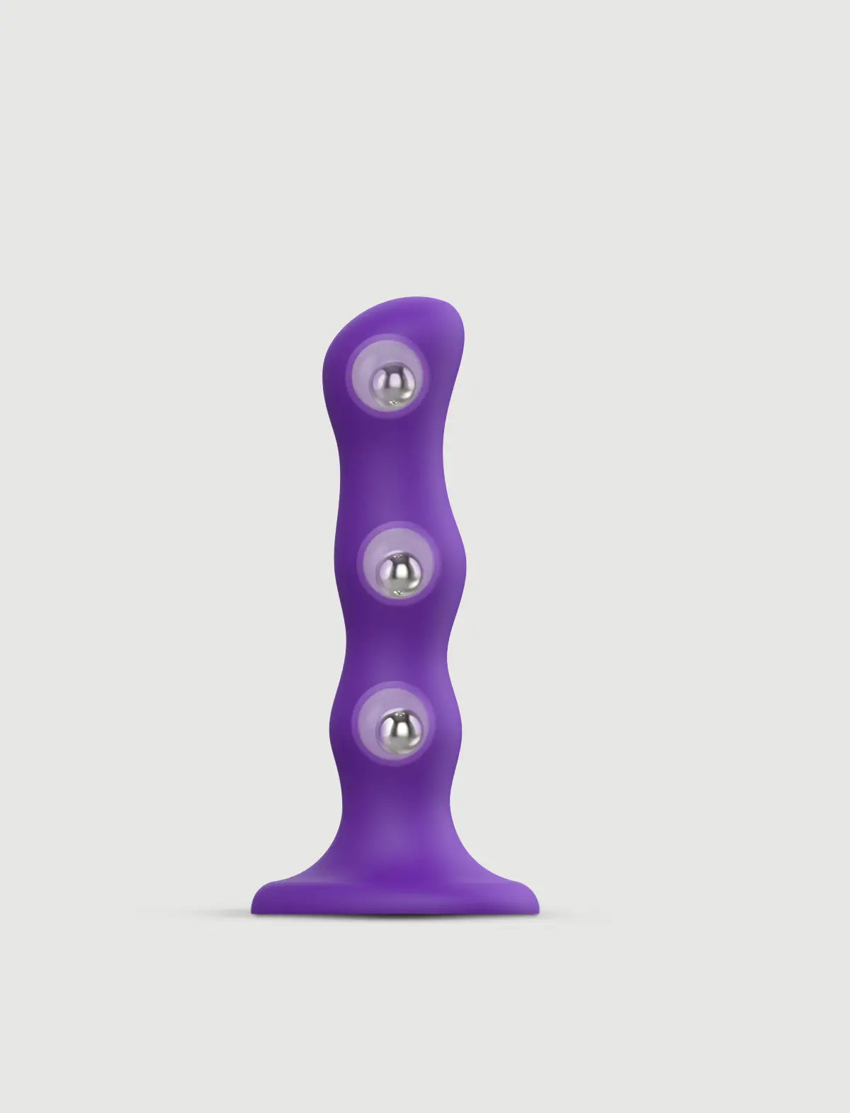 Hybrid dildo collection Strap-on-Me Geisha balls in lila with ergonomic design for comfortable use and pelvic floor training
