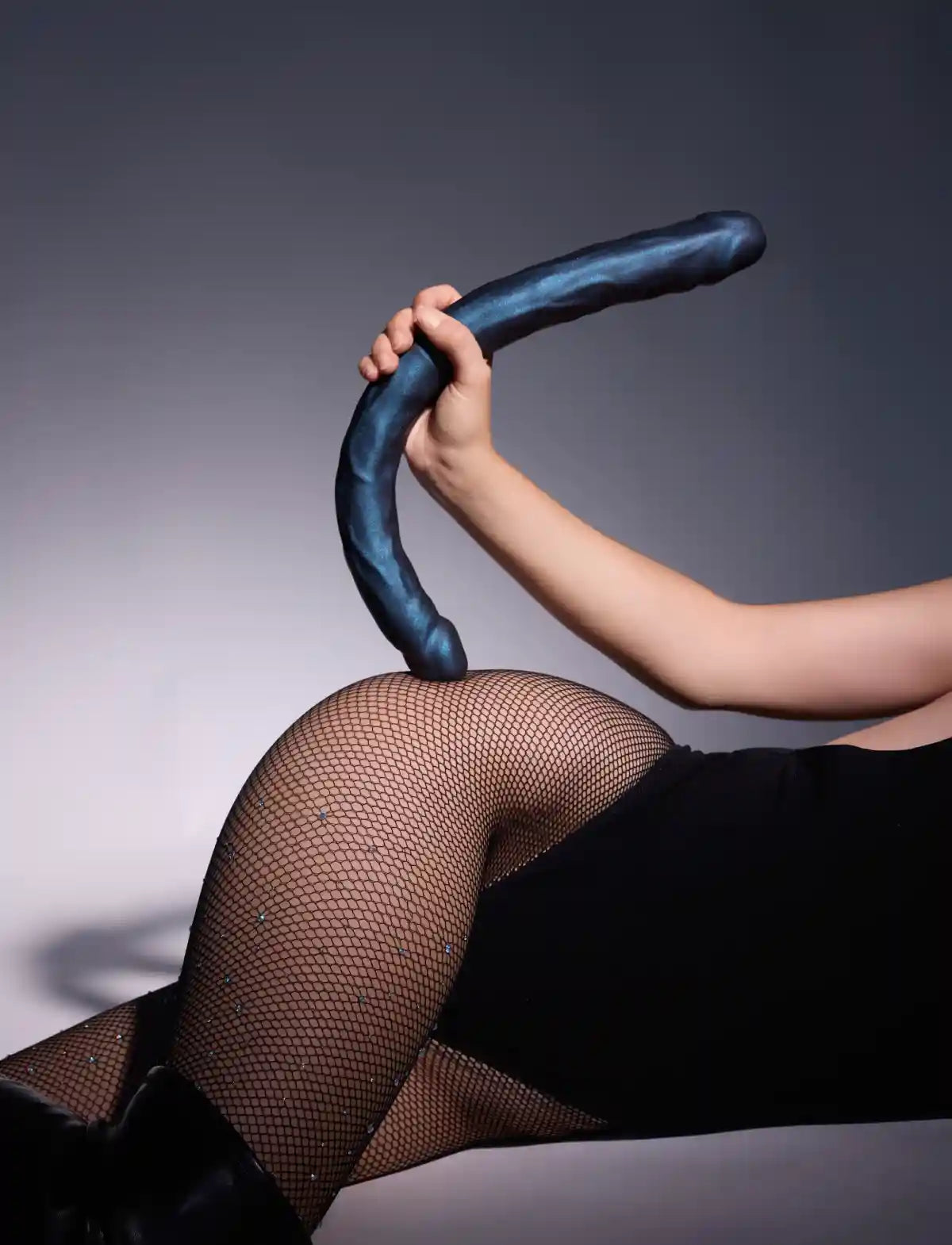 Double-ended realistic dildo Strap-on-Me with lifelike texture and ergonomic design for versatile and comfortable use