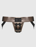 Faux leather harness Strap-on-Me bronze adjustable fit stylish design