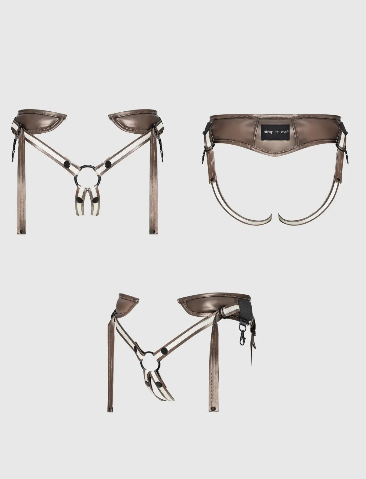 Faux leather harness Strap-on-Me Desirous adjustable fit elegant design