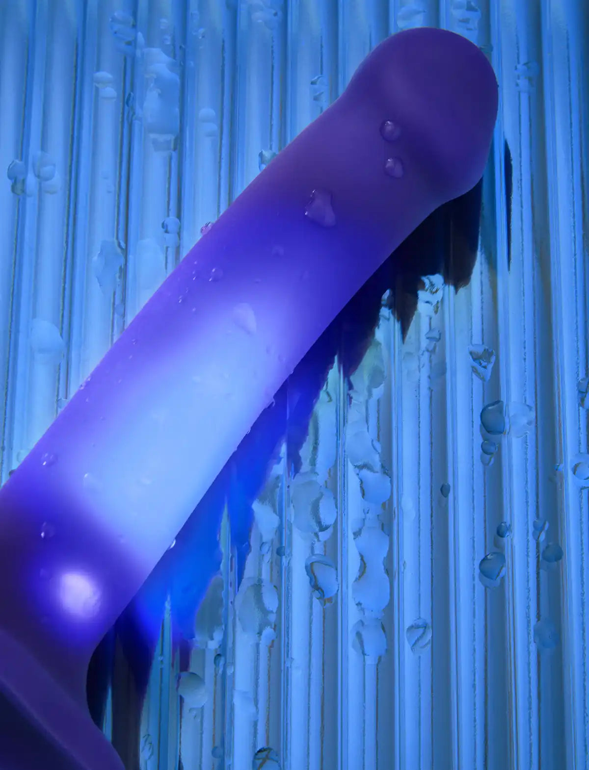Glow LED semi-realistic Strap-on-Me dildo with luminous design and lifelike texture for enhanced visual and sensory experience