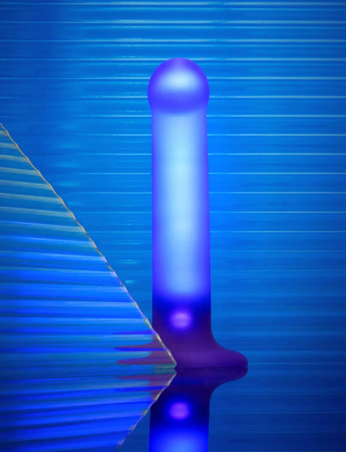Glow LED semi-realistic Strap-on-Me dildo with luminous design and lifelike texture for enhanced visual and sensory experience