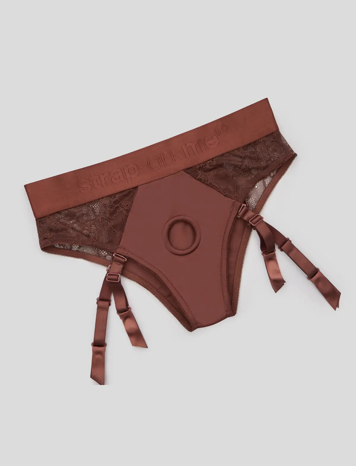 Diva lingerie harness Strap-on-Me chocolate adjustable fit elegant design
