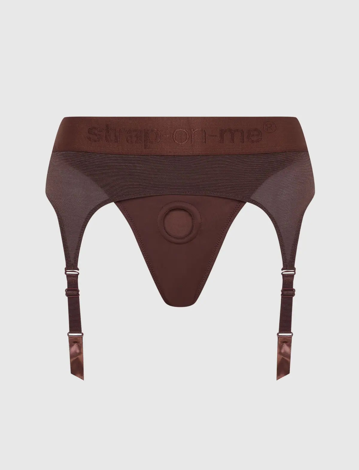 Rebel lingerie harness Strap-on-Me chocolate adjustable fit edgy stylish design