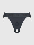 Unique lingerie harness Strap-on-Me grey adjustable fit minimalist design