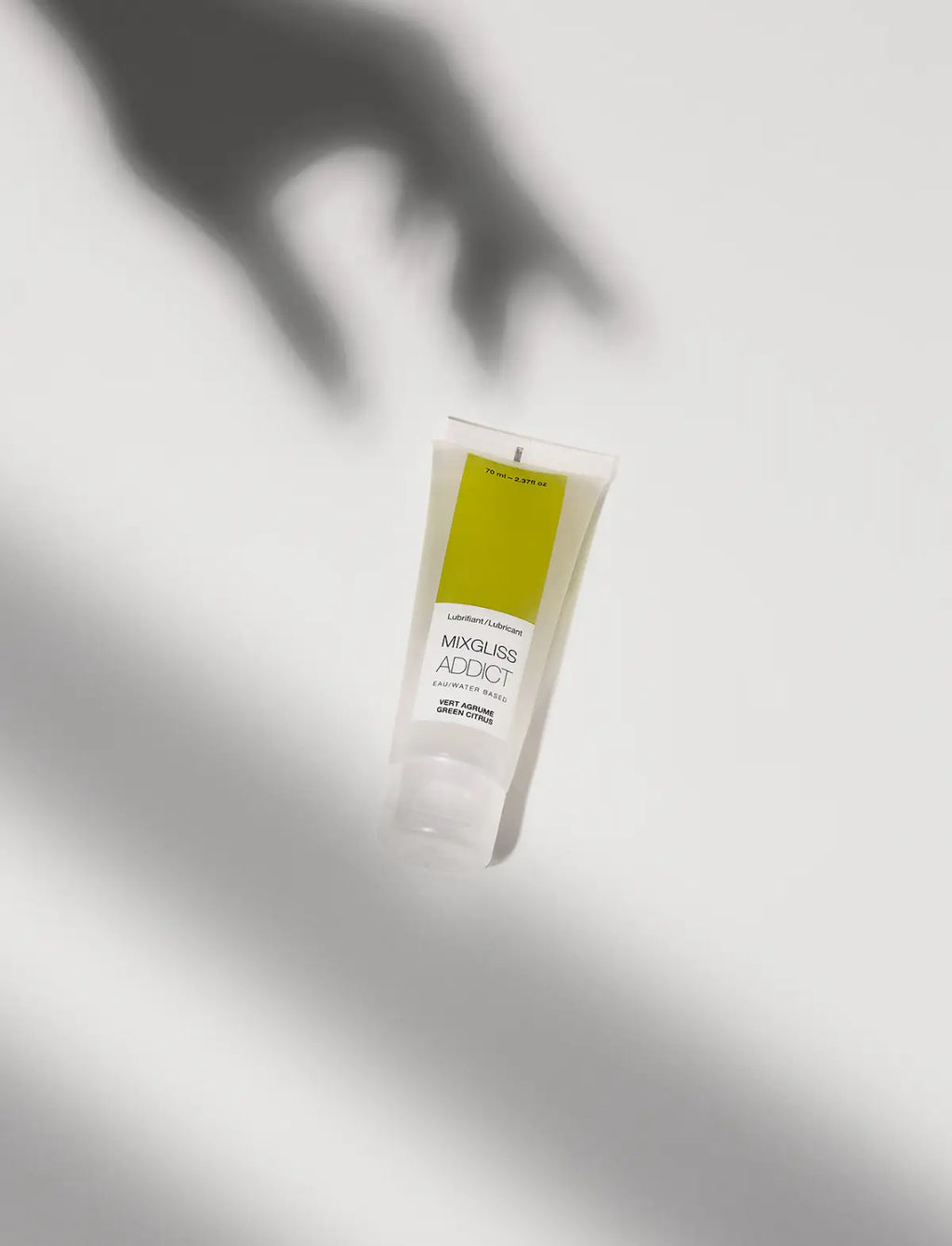 Mixgliss Natural lubricant Strap-on-Me for smooth and comfortable use with green citrus formula