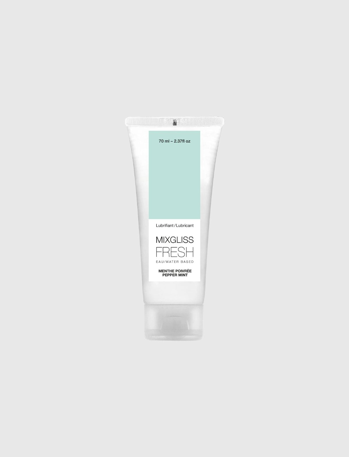 Mixgliss Natural lubricant Strap-on-Me for smooth and comfortable use with pepper mint formula