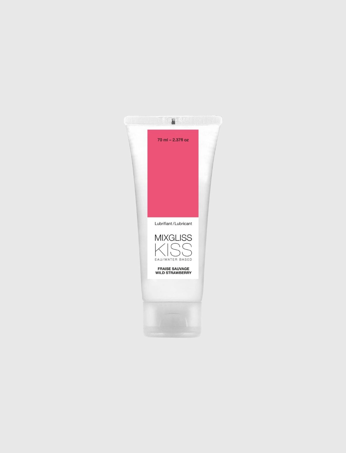 Mixgliss Natural lubricant Strap-on-Me for smooth and comfortable use with wild strawberry formula