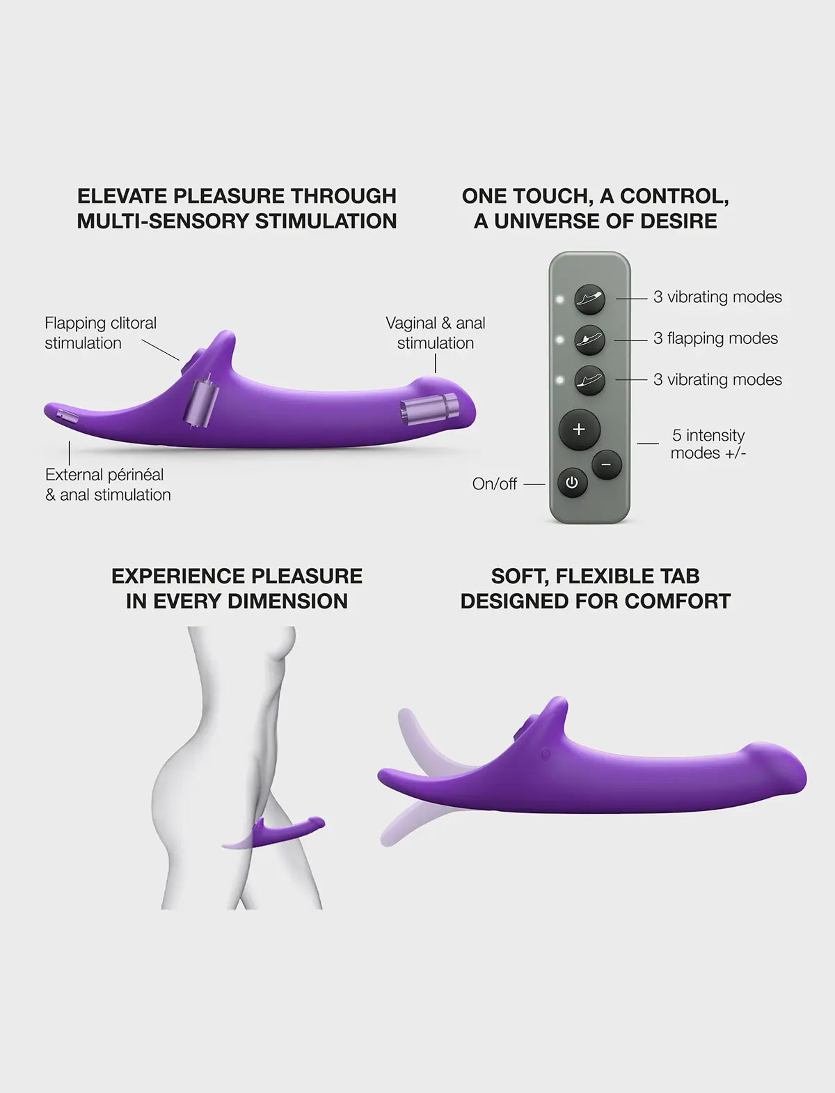 Multi-Orgasm Semi-Realistischer Dildo | Ferngesteuert strap-on-me Multi-Orgasm Semi-Realistischer Dildo | Ferngesteuert strap-on-me