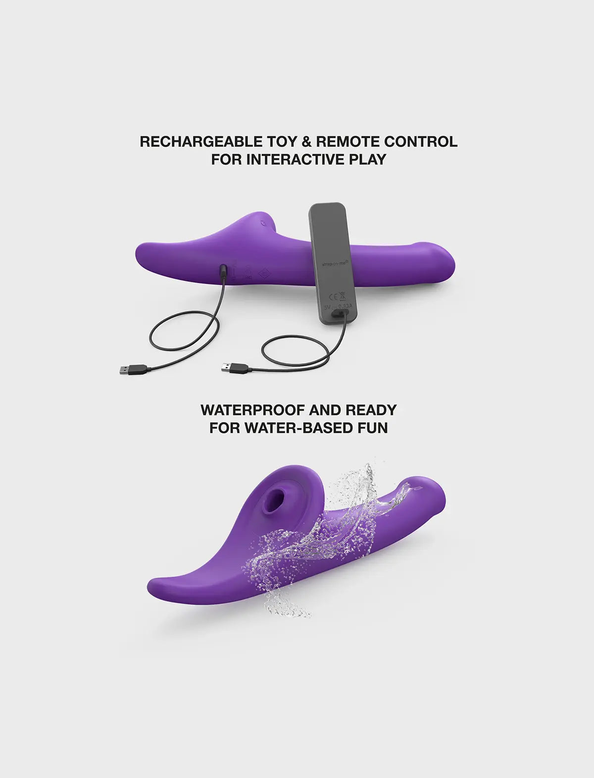 Multi-Orgasm Semi-Realistischer Dildo | Ferngesteuert strap-on-me Multi-Orgasm Semi-Realistischer Dildo | Ferngesteuert strap-on-me
