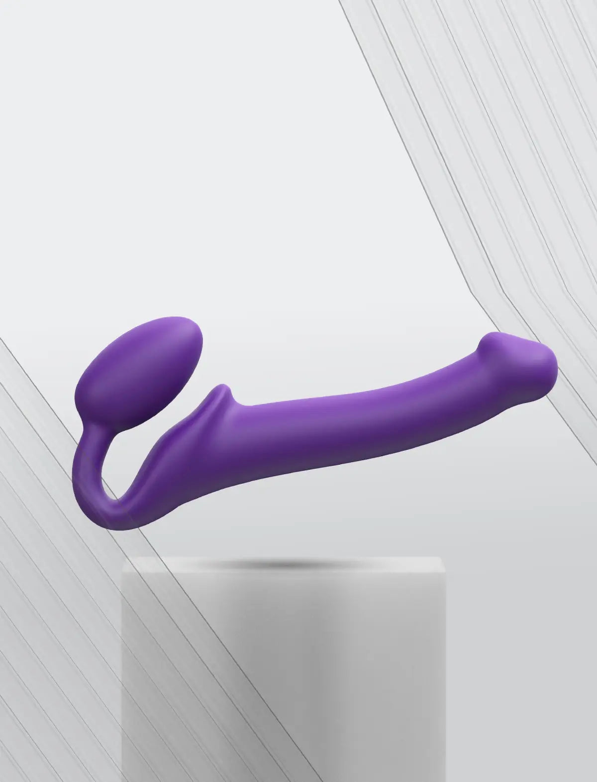 Non-vibrating classic Strap-on-Me strap-on original version in violet with ergonomic design for comfortable and secure wear