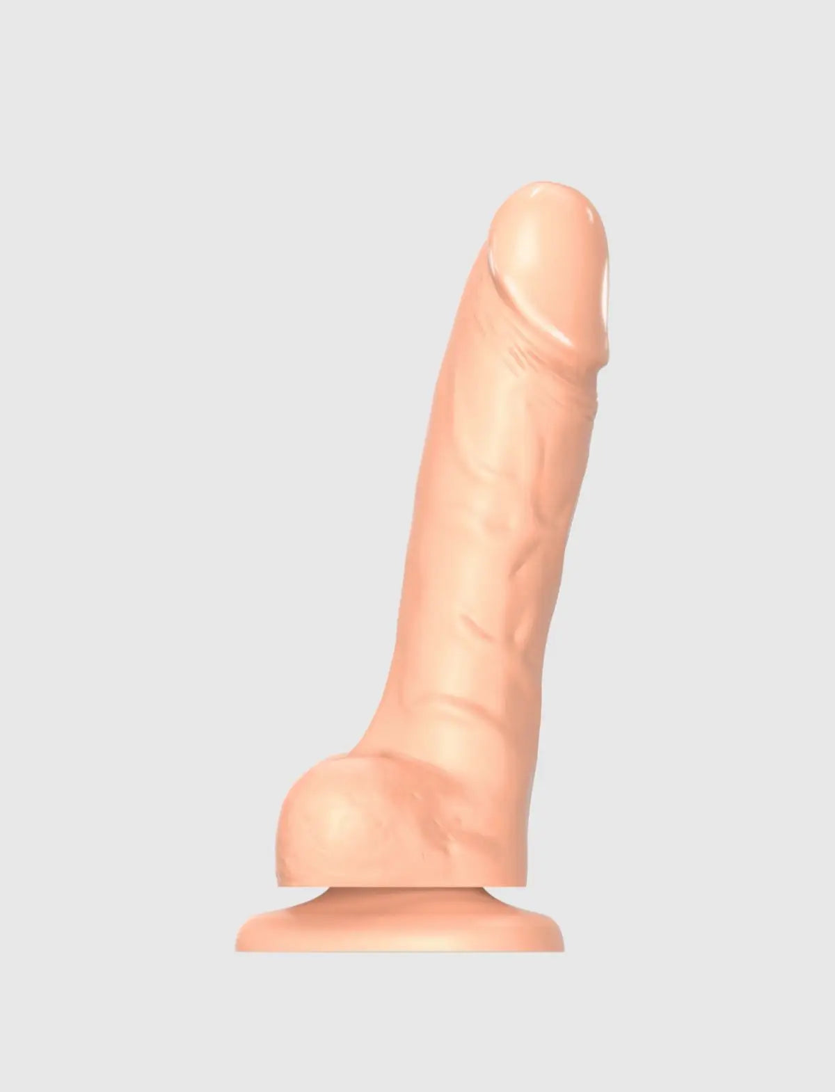 Realistic dildo Strap-on-Me in vanilla with lifelike texture and natural finish for a realistic and comfortable feel